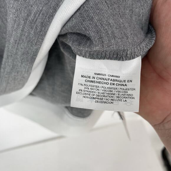 Nike Air Jordan Jumpman Crewneck Layered Tee Shirt Heather Gray Men's Size XL - Picture 6 of 6